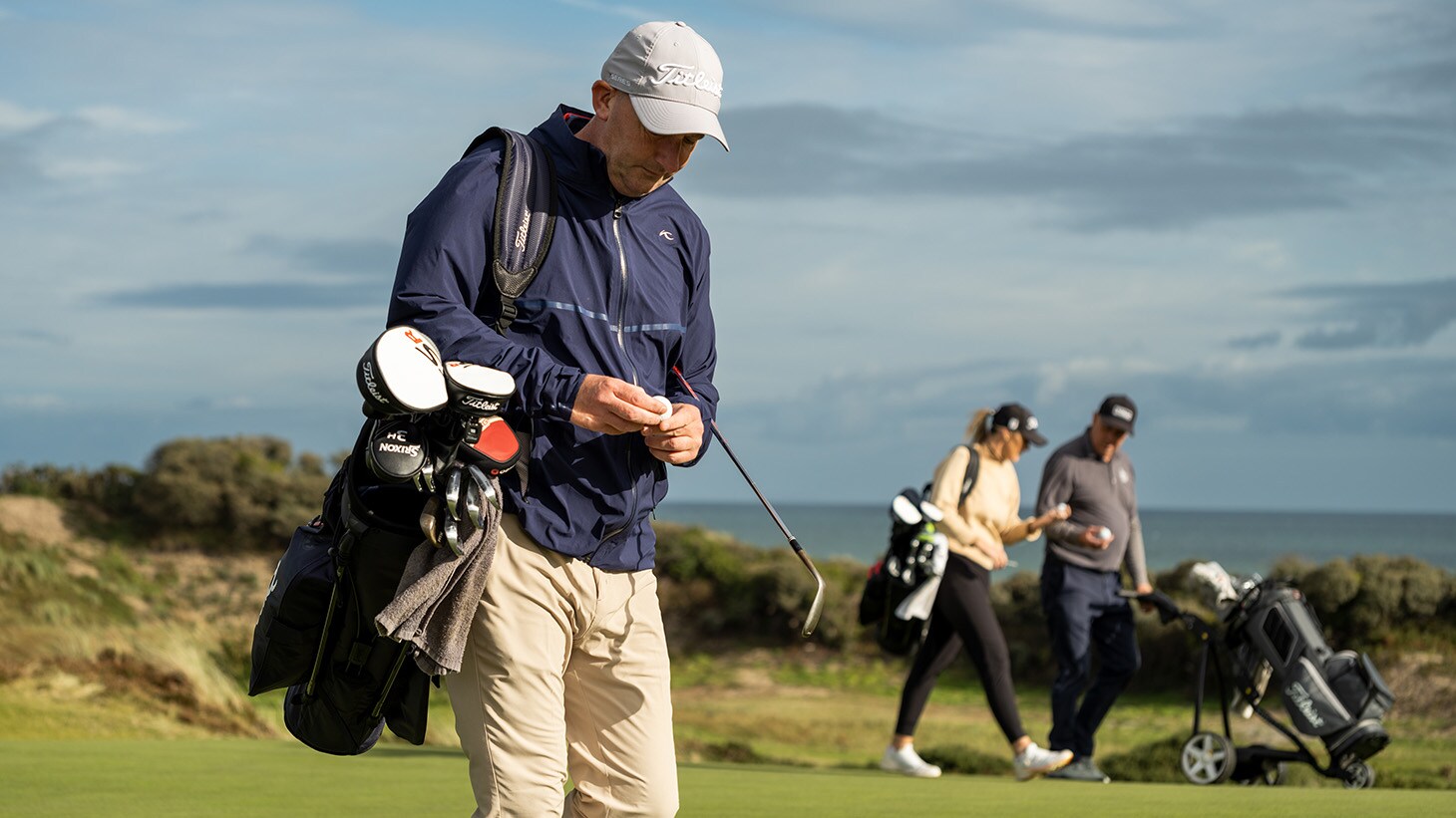 One of Michael's opponents in the friendly...