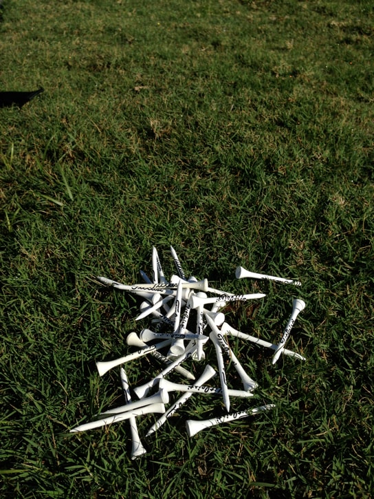 We'll need some tees.