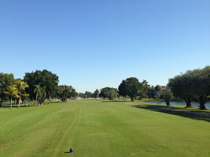 Once we make it to Doral, it's straight out to...