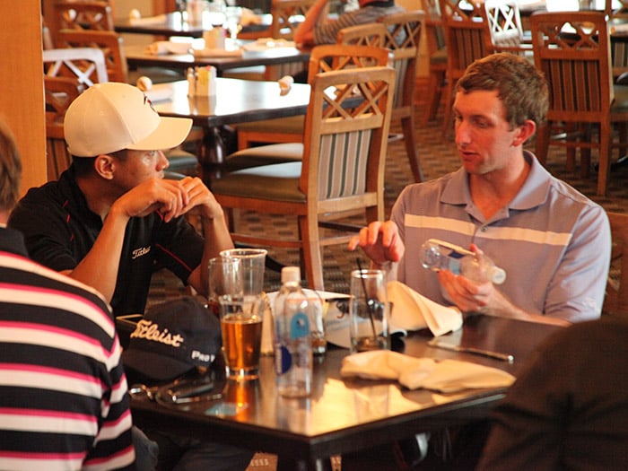 And here's Will discussing new technology with...