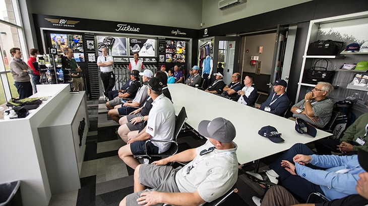 The Team Titleist members have arrived as we went...