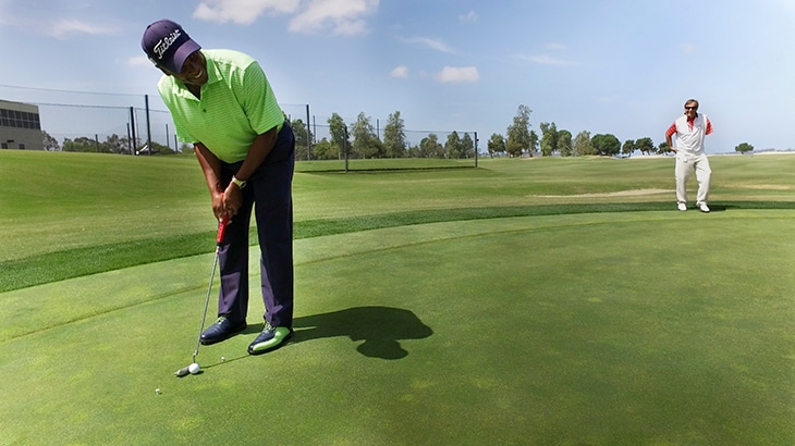 Team Titleist member Todd works with Mike Gibson. 