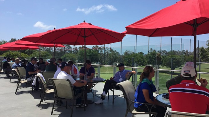 And to cap the end of a great day, the group...