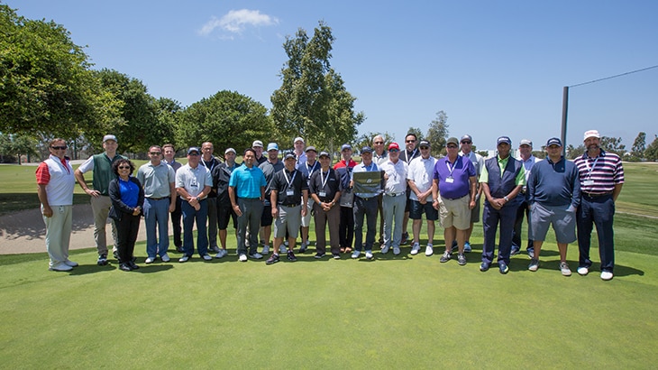 Before trying out the new wedges, we pause for a...