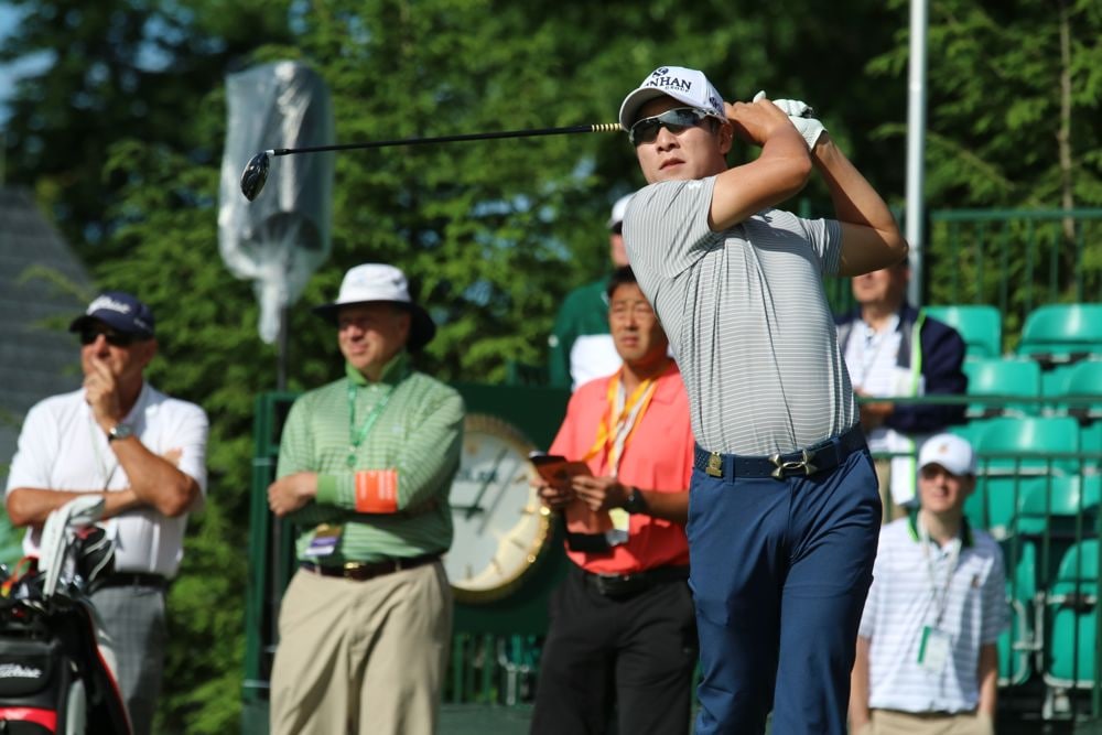 Right down the middle!