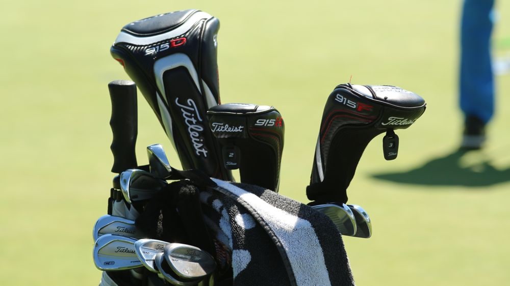 Kieffer's setup: Pro V1x golf ball, 915D3...
