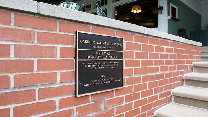 …on the history of Oakmont Country Club, which is...