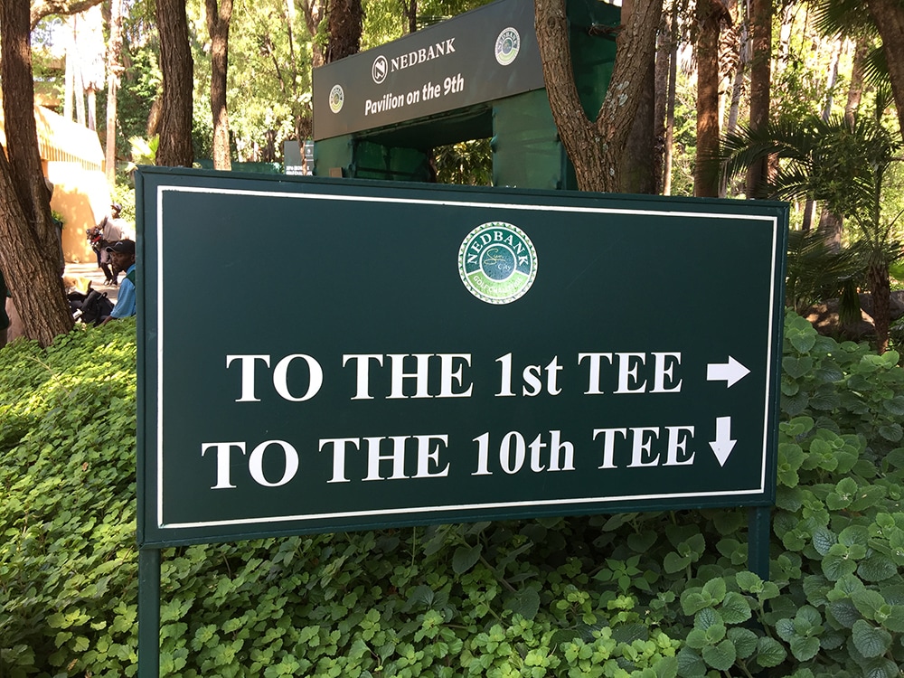 Somewhere down there to the 10th tee ⬇️ 