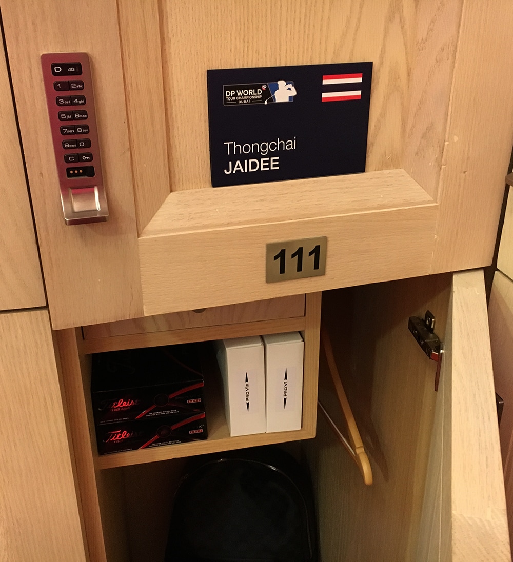 Staffer Thongchai Jaidee's locker awaited his...