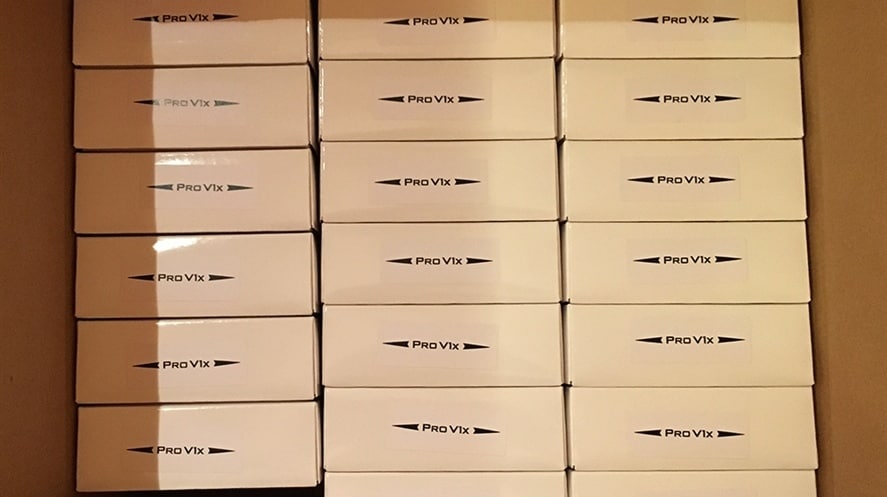 Lockers are filled with the prototype 2017 Pro V1...