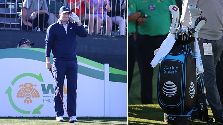 On the tee, Titleist Brand Ambassador Jordan...