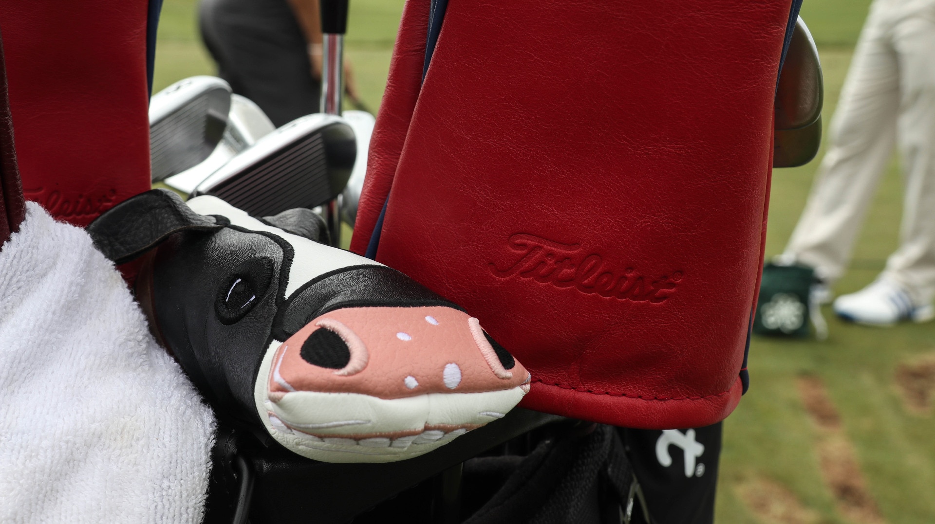 A look inside Bud's Titleist bag to see the de...