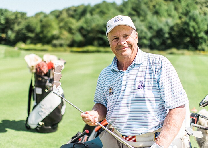 What's Dennis' favorite club? His 3-iron,...